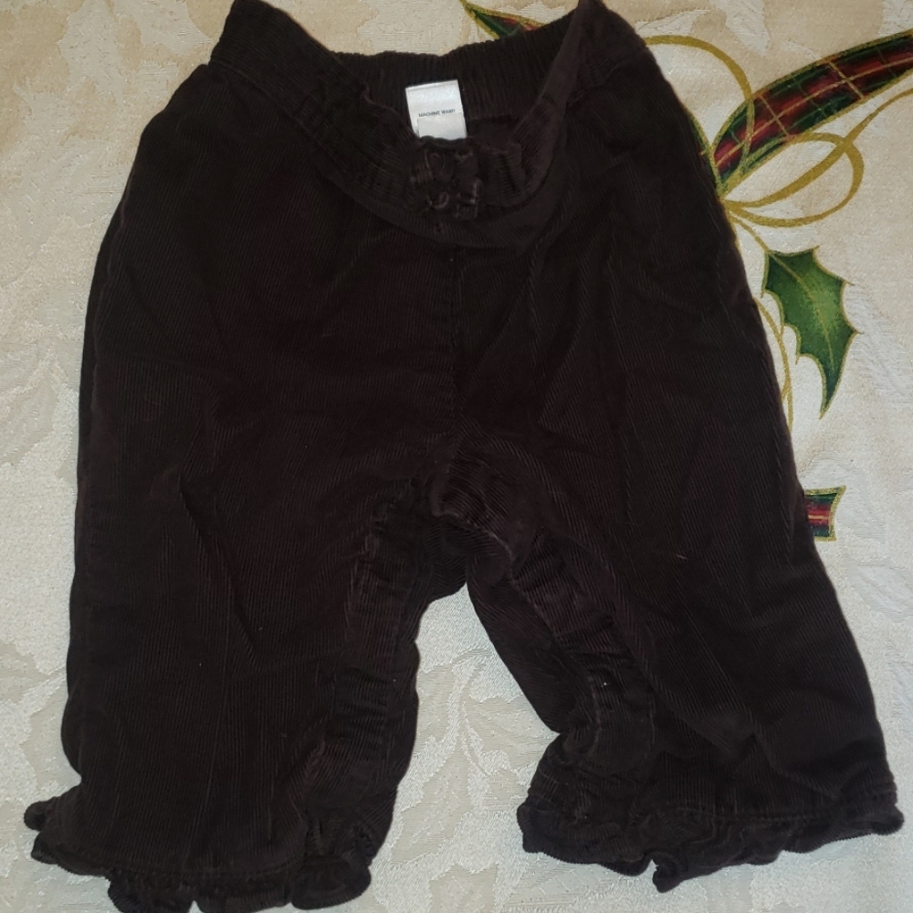 Baby gap brown corduroy girls pants
